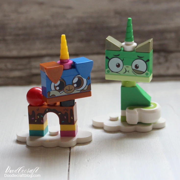 Lego Unikitty Puppycorn Pixel Wall Art with Free Patterns